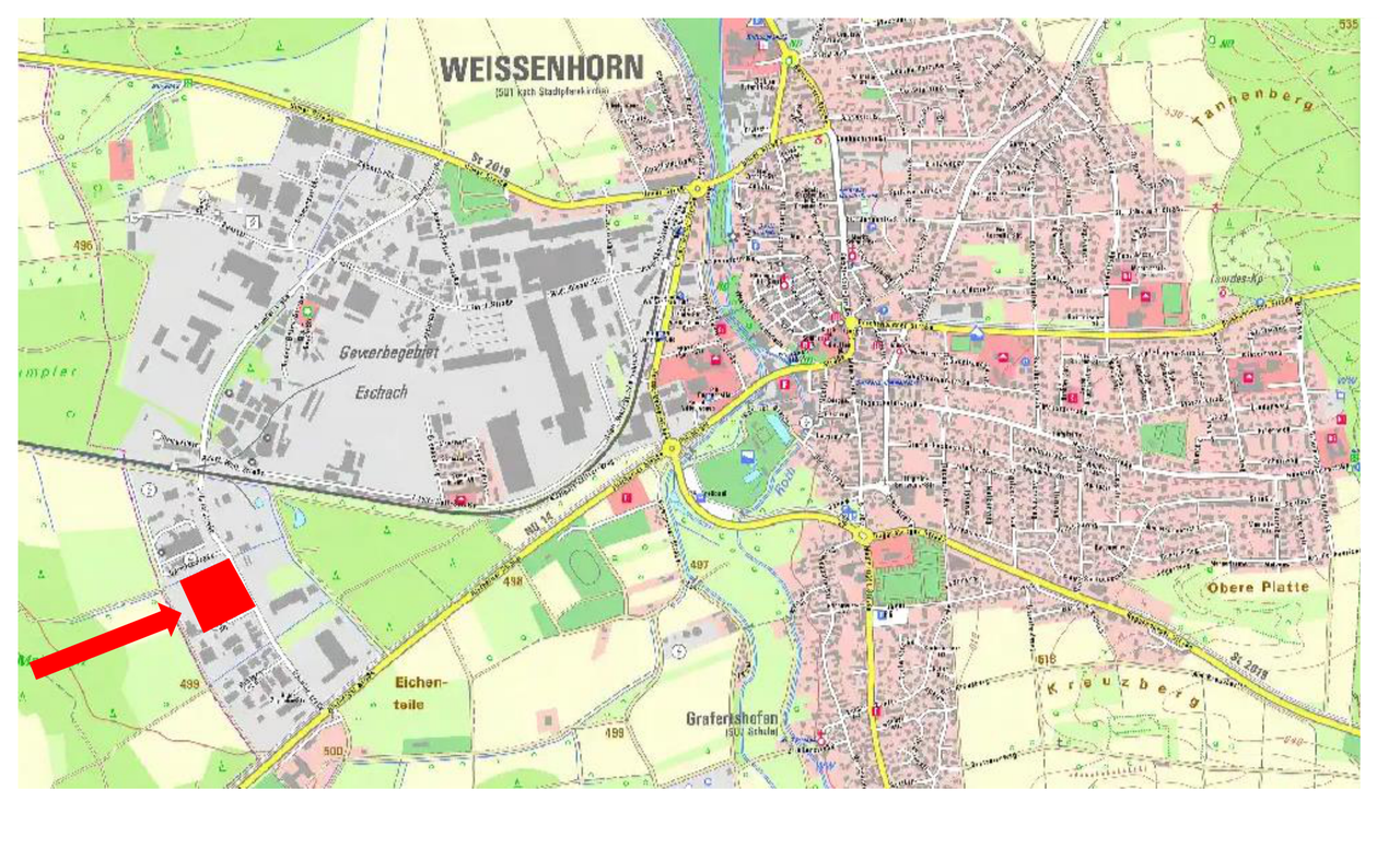 Karte: Lage Ohmstraße 2 in Weißenhorn (OpenStreetMap)